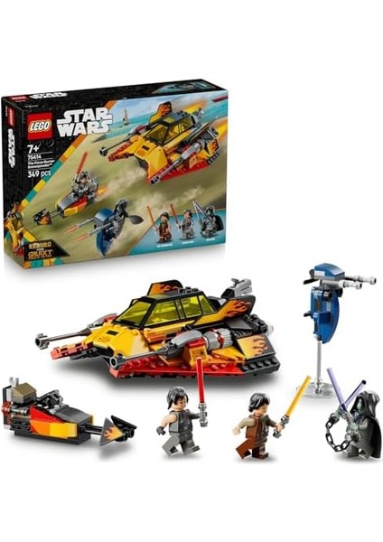 Burner Kar Motoru 75414 - 7 Yaş ve Üzeri Hayranı Çocuklar Için Minifigürlü, Yaratıcı, Aksiyon Dolu Yapım Seti, Temalı Eğlenceli Hediye Fikri (349 Parça)