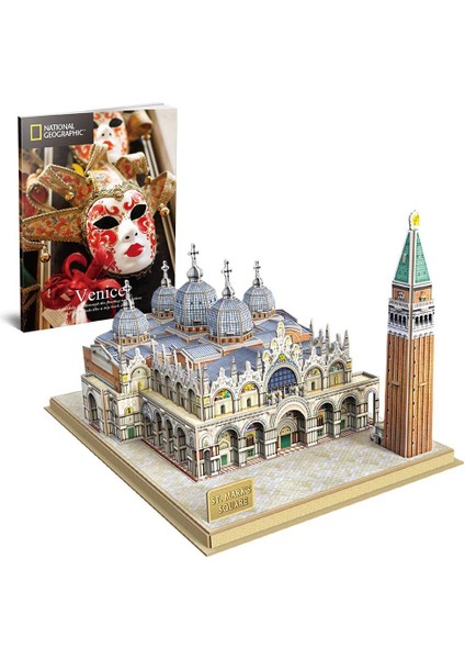 Cubicfun 3D Puzzle CUB/DS0980H Geographic - San Marco Meydanı - Italya fiyatları