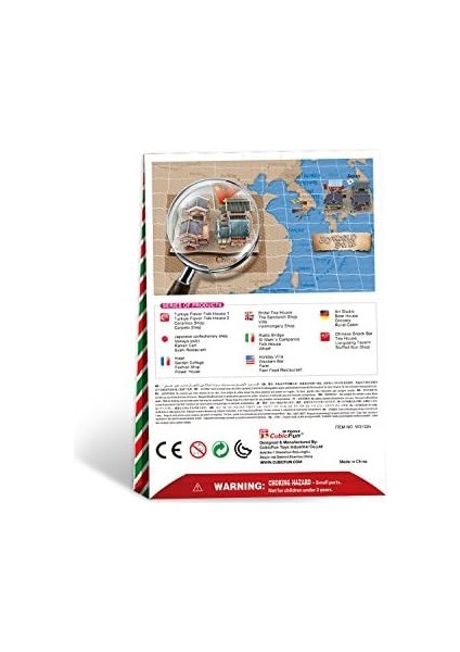 Cubicfun CUB/W3132H 3D 39 Parça Puzzle Çin Mantı Restoranı