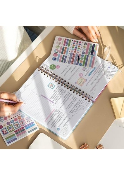 2026 Spiralli Günlük Ajanda 12 Aylık - 17X24 cm Koyu Yeşil fiyatları