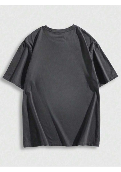 Kadın/erkek One Piece Baskılı Oversize Pamuklu Bisiklet Yaka T-Shirt Tişört modelleri