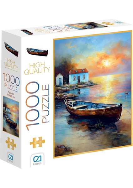Sandal 1000 Parça 2,2mm Kalınlık 48X68CM Profesyonel Hobi Puzzle Yapboz Serisi