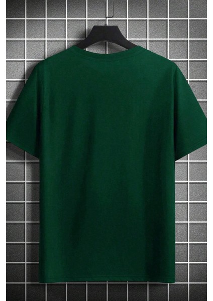 Causage Baskılı Erkek Oversize T-Shirt modelleri