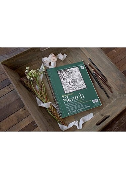 Strathmore 400 Serisi Recycled Sketch Defteri 22.5 * 30 cm 100 Yaprak