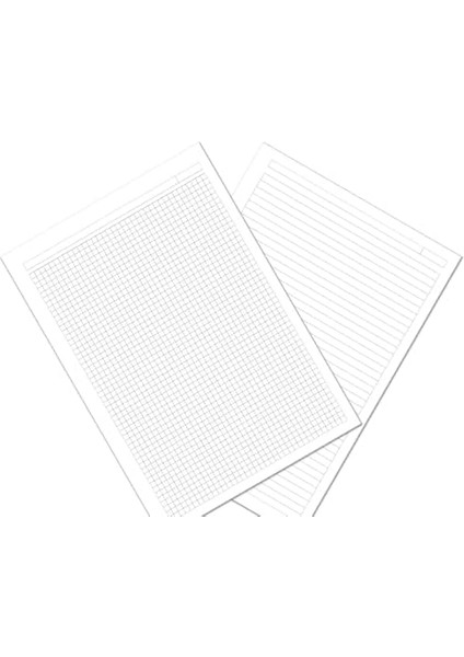 A4 Spiralli Okul Defteri 8 Li Set - 4 Çizgili + 4 Kareli - 72 Yaprak (144 Sayfa)