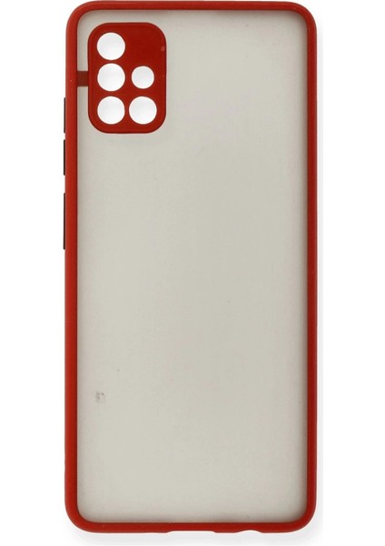 Buğz Samsung Galaxy A51 Kılıf Montreal Silikon Kapak - Kırmızı fiyatları