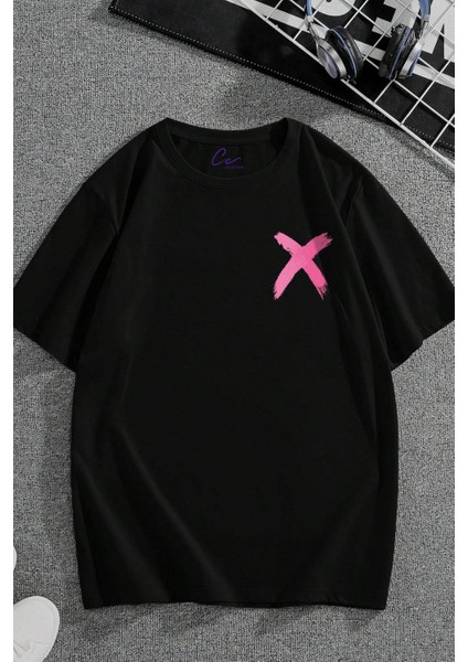 Çarpı Ayı Sırt Baskılı Oversize T-Shirt fiyatları