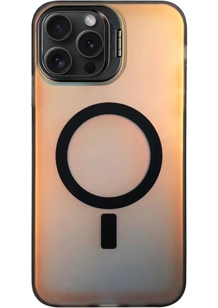 Buğz Newface Iphone 15 Pro Max Primera Magsafe Standlı Kapak - Siyah