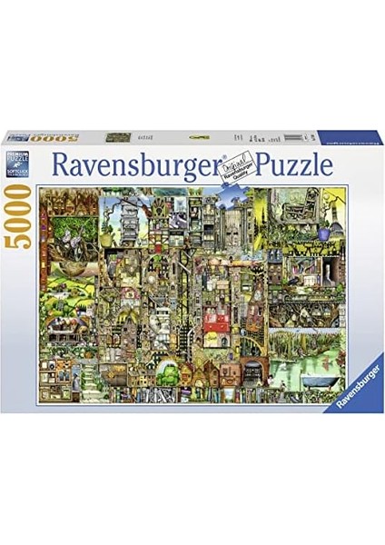 (174300) 5000 Parça Puzzle C Thompson Şehir modelleri
