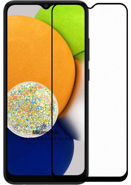 Galaxy A03 Seramik Flexible Ekran Koruyucu Siyah