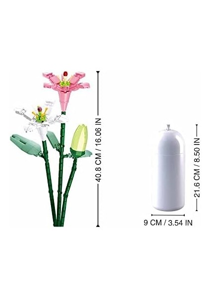 Pleyerid Zambak Yapım Seti, 243 Parça modelleri