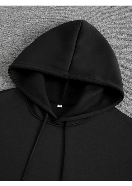 Erkek Kapüşonlu Blanca Sırt Baskılı Oversize Hoodie - Sokak Stili - Günlük Kombin fiyatları