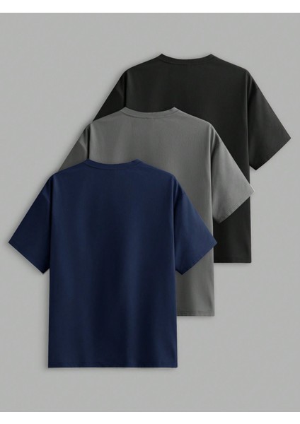 Kadın/erkek Unisex Oversize 3'lü T-Shirt fiyatları