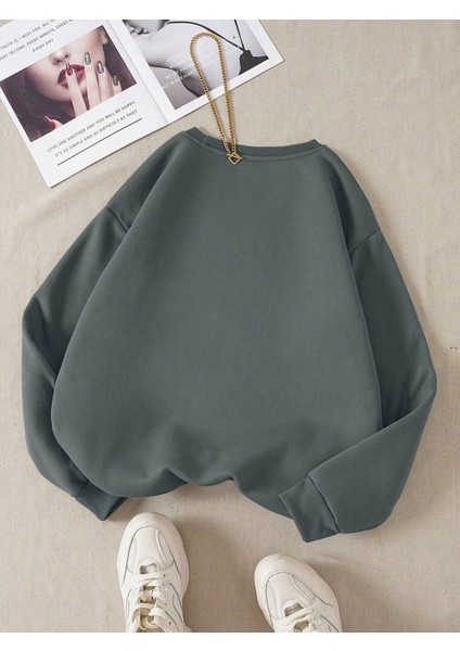 Brooklyn Baskılı Oversize Sweatshirt fırsatları