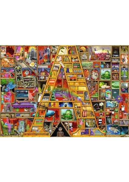 1000P Puzzle C Thompson Alfabe A, Yapboz