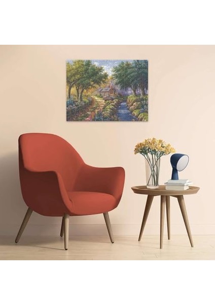 1500P Puzzle Nehirde Kulübe
