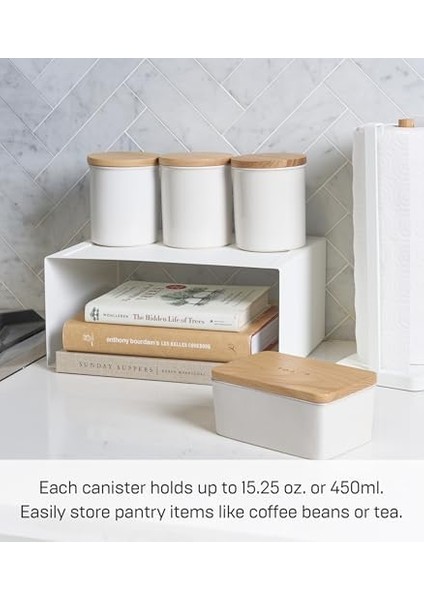 Anasayfa Tosca Seramik Kutu - Kuru Gıda Mutfak Saklama Kabı Düzenleyici