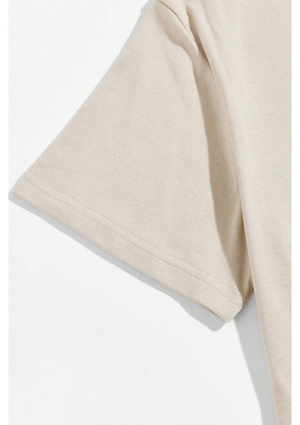 Çapa Baskılı Erkek Oversize T-Shirt fiyatları