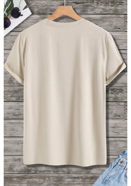 Çapa Baskılı Erkek Oversize T-Shirt fırsatları