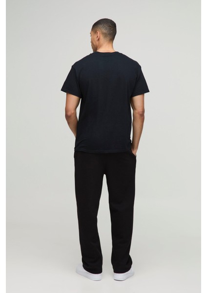 Ataç Baskılı Siyah Oversize T-Shirt - Rahat ve Şık Tasarım modelleri