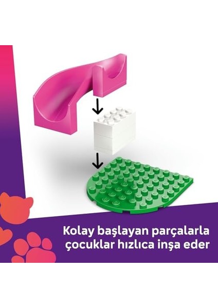 Yavru Köpek Oyun Parkı 42665-4 Yaş ve Üzeri Kız ve Erkek Çocuklar Için 3 Köpek Figürü ile Aliya ve Sara Mini Bebekleri Içeren Yaratıcı Oyuncak Yapım Seti, Hediye Fikri (66 Parça) fiyatları