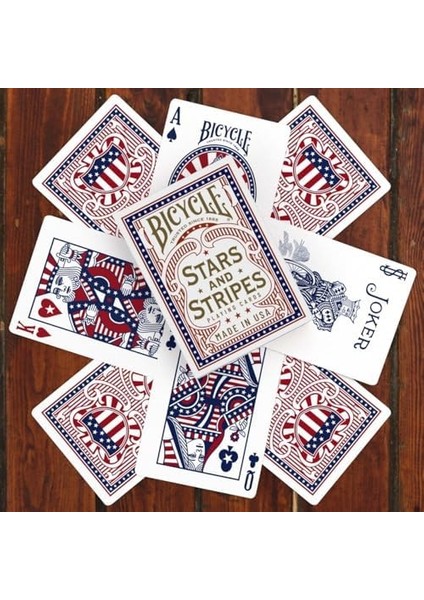 Stars And Stripes Oyun Kartları modelleri
