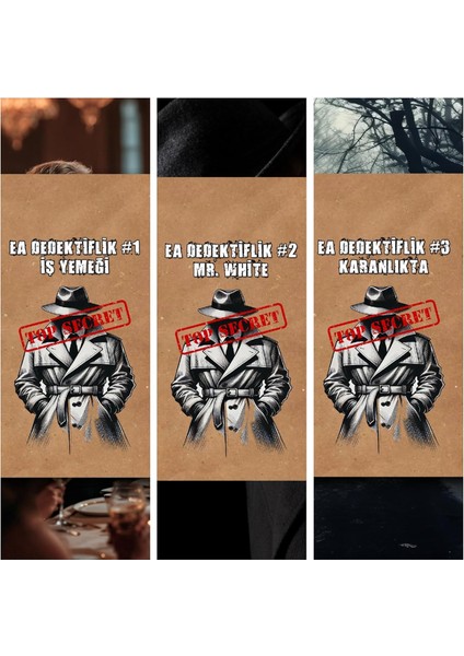 3lü Dedektif Oyunu Seri Katil Davası, Suçluyu Bulma, Çözülemeyen Davalar fiyatları