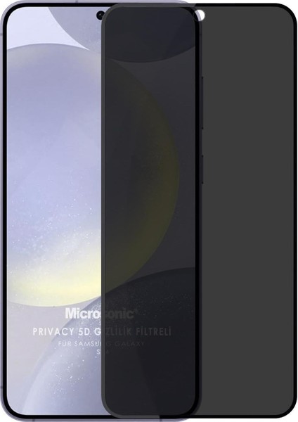 Galaxy A56 Privacy 5d Gizlilik Filtreli Cam Ekran Koruyucu Siyah modelleri