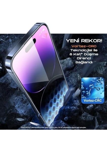 15/16 Ekran Koruyucu Için Hayalet (Privacy), Anti-Statik, 9h Süper Güçlü Temperli Cam, 5d Tam Koruma, Toza & Çizilmelere Dayanıklı, Kılıf Dostu - Kolay Takılır