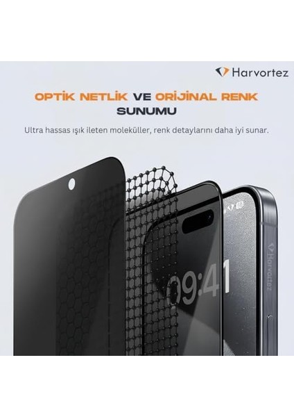 15/16 Ekran Koruyucu Için Hayalet (Privacy), Anti-Statik, 9h Süper Güçlü Temperli Cam, 5d Tam Koruma, Toza & Çizilmelere Dayanıklı, Kılıf Dostu - Kolay Takılır modelleri