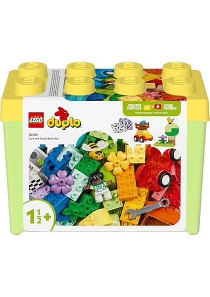 Arabalar ve Kamyonlar Yapım Parçası Kutusu 10439 - 1.5 Yaş ve Üzeri Kız ve Erkek Çocuklar Için Eğitici Hediye Fikri, Araç Içeren Yaratıcı Eğlenceli Oyuncak Yapım Seti (80 Parça) fiyatları