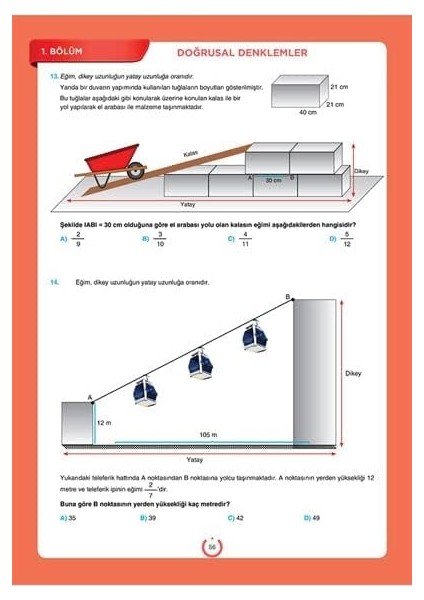 Yayınları 8. Sınıf Öykülü Matematik Soru Bankası modelleri