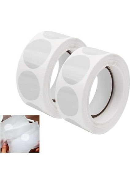 x Spring Clear Yuvarlak Çıkartmalar, 2000 Adet Şeffaf Mühür Çıkartmaları, Perakende Paketi, Zarflar Için Yuvarlak Şeffaf Mühür Etiketleri Kendinden Yapışkanlı Çıkartmalar (2,5 Cm, Rulo Başına 1000) modelleri