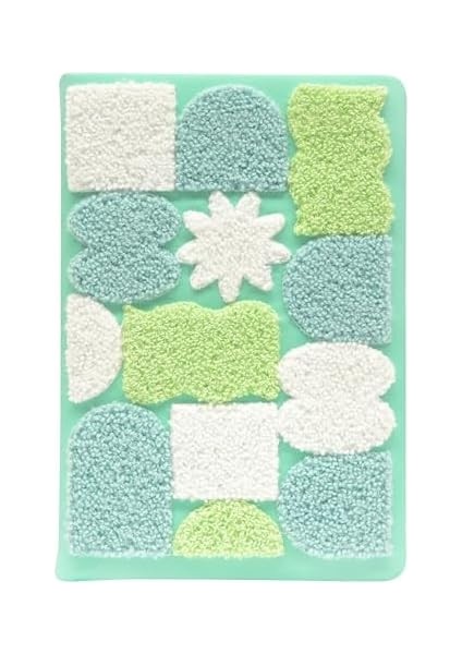 A5 Çiçek Nakışlı Defter Mavi 80 Yp