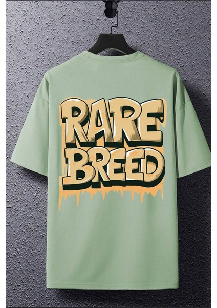Rare Breed Sırt Baskı Detaylı Erkek Oversize T-Shirt fırsatları