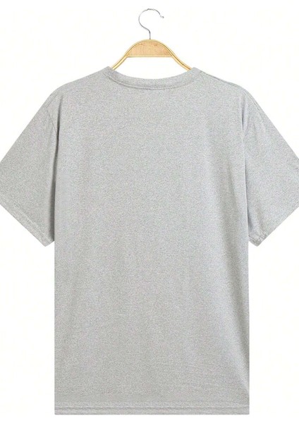 Dikey Paris Baskılı Erkek Oversize T-Shirt indirimleri