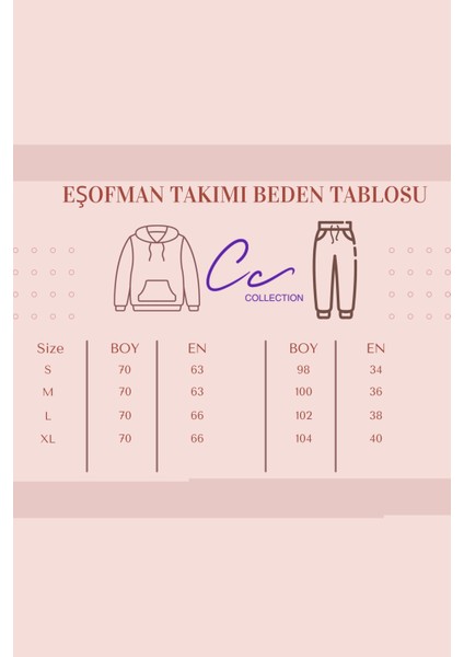 Unisex Oversize Eşofman Takımı indirimleri