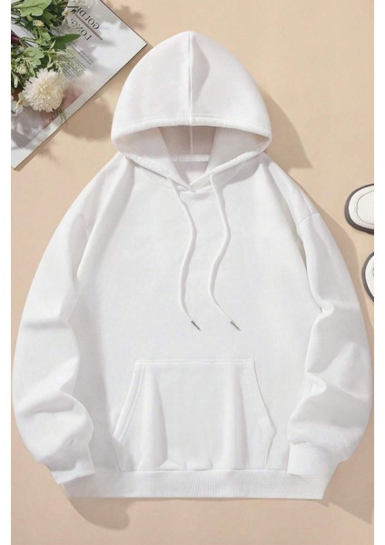 Oyuncak Ayı Baskılı Oversize Kapüşonlu Sweatshirt modelleri