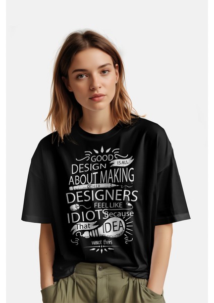 Önü Baskılı T-Shirt