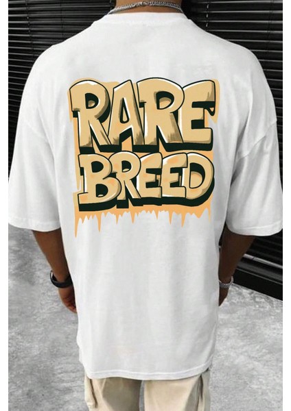 Rare Breed Sırt Baskı Detaylı Erkek Oversize T-Shirt fiyatları