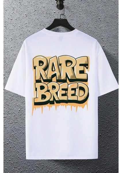 Rare Breed Sırt Baskı Detaylı Erkek Oversize T-Shirt fırsatları