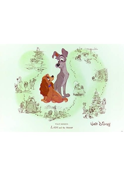 RNSBURGER1000 Parça Leydi ile Sokak Köpeği Puzzle modelleri