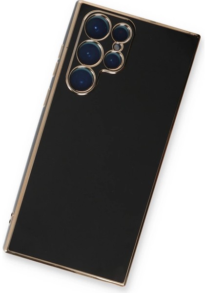 Buğz Samsung Galaxy S22 Ultra Kılıf Volet Silikon - Siyah modelleri