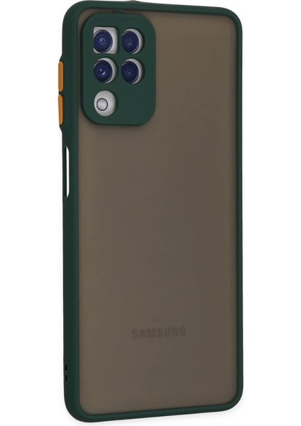 Buğz Samsung Galaxy A22 Kılıf Montreal Silikon Kapak - Yeşil fiyatları