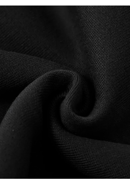 Unisex Victory Baskı Detaylı Oversize Kapüşonlu Sweatshirt Rahat ve Şık Tasarım indirimleri