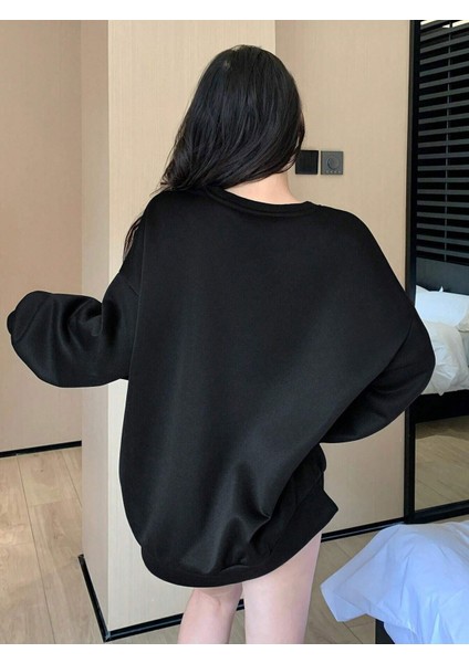 Baskısız Düz Oversize Sweatshirt fiyatları