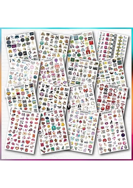 Seti 1000 Adet - Yılın Özel Günleri Konsepti Etiketler - Günlük, Ajanda, Defter, Için, Erkek-Kız Çocuk ve Yetişkinlere Kendinden Yapışkanlı Eğlenceli Çıkartmalar (16 Sayfa) fiyatları
