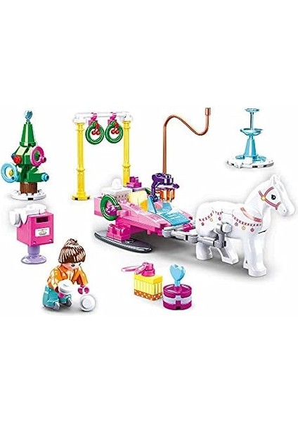 Yılbaşı Buz Pisti Yapım Seti, 149 Parça modelleri