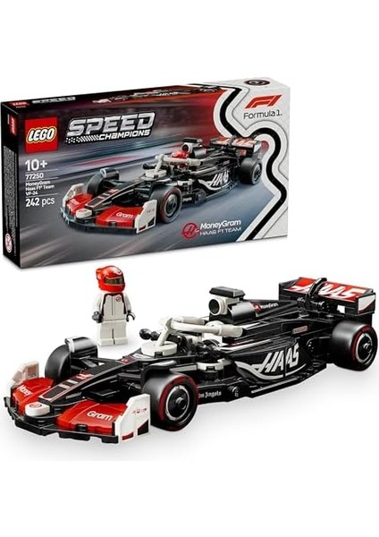 Speed Champions Moneygram Haas F1 Vf-24 Yarış Arabası 77250 - 10 Yaş ve Üzeri Kız ve Erkek Çocukları ile Motorseverler Için Sürücü Minifigür Içeren Yapım ve Sergileme Seti (263 Parça) modelleri