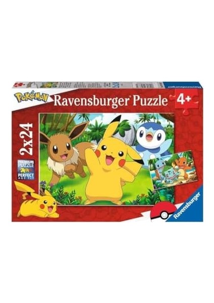 2X24 Parça Pokemon Puzzle